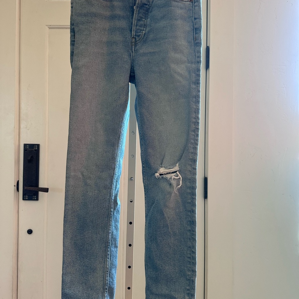 Re/Done 90s High rise ankle crop size 26